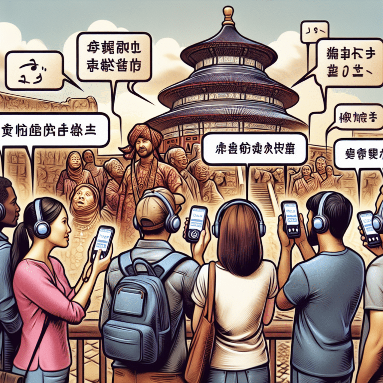 Real-time AI language translators for tourists