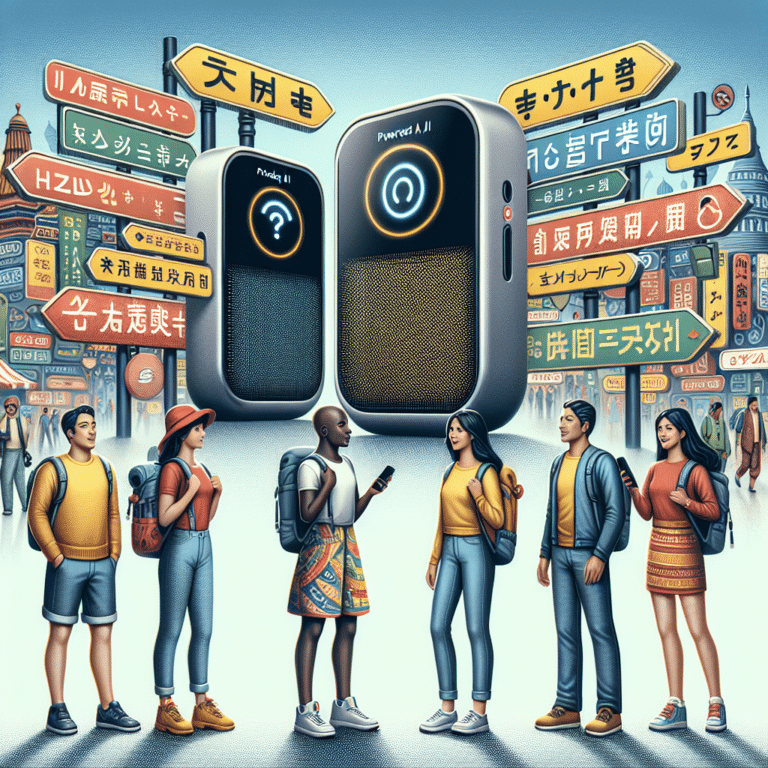 Travel-friendly AI voice translators