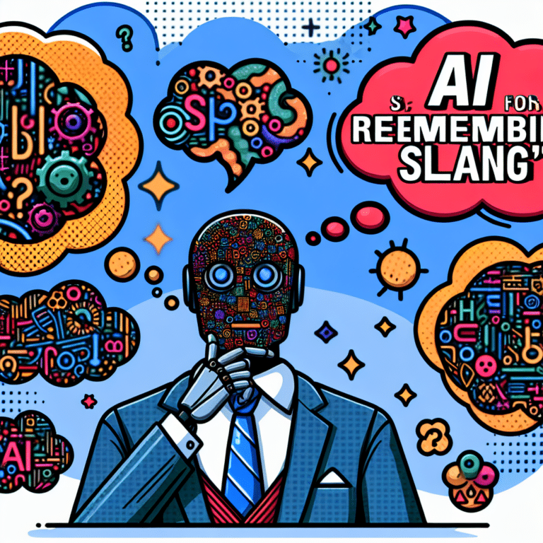 AI Strategies for Remembering Slang